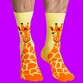 thumbnail image 3 of Comfortable Cotton Animal Print Middle Calf Socks Fun Designs for Women Men Casual, 3 of 8
