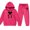 Hot Pink, variant on MuXiKeJi Clothes Girls 2 Pieces Outfits Fall Cute Print Long Sleeve Soft Sweatshirt Pullover Tops Joggers Pants Fall Clothes for Kids