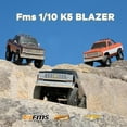 thumbnail image 2 of FMS 11-Channel RC Crawler Chevy K5 Blazer Battery-Powered Pick Up Truck, Black, 2 of 6