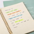 thumbnail image 4 of HWZWT 5 rolls of highlighter tape 4 feet colored clear tape fluorescent neon tape removable highlighter for students teachers reading and taking notes in class working from home 23 inch, 4 of 5