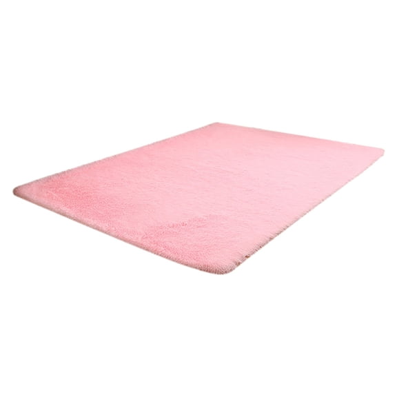 SLYNSHome Shag Area Rugs for Bedroom Living Room,Soft Fluffy Area Rugs for Dorm,Modern Fuzzy Floor Mat Carpet Home Decor - Pink