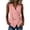 Pink -CI43, variant on Nestiefly Womens Linen Wrap Tank Top V Neck Waist Side Tie Shirt Sleeveless Cotton Summer Blouses Asymmetrical Vest Tops Light Blue M