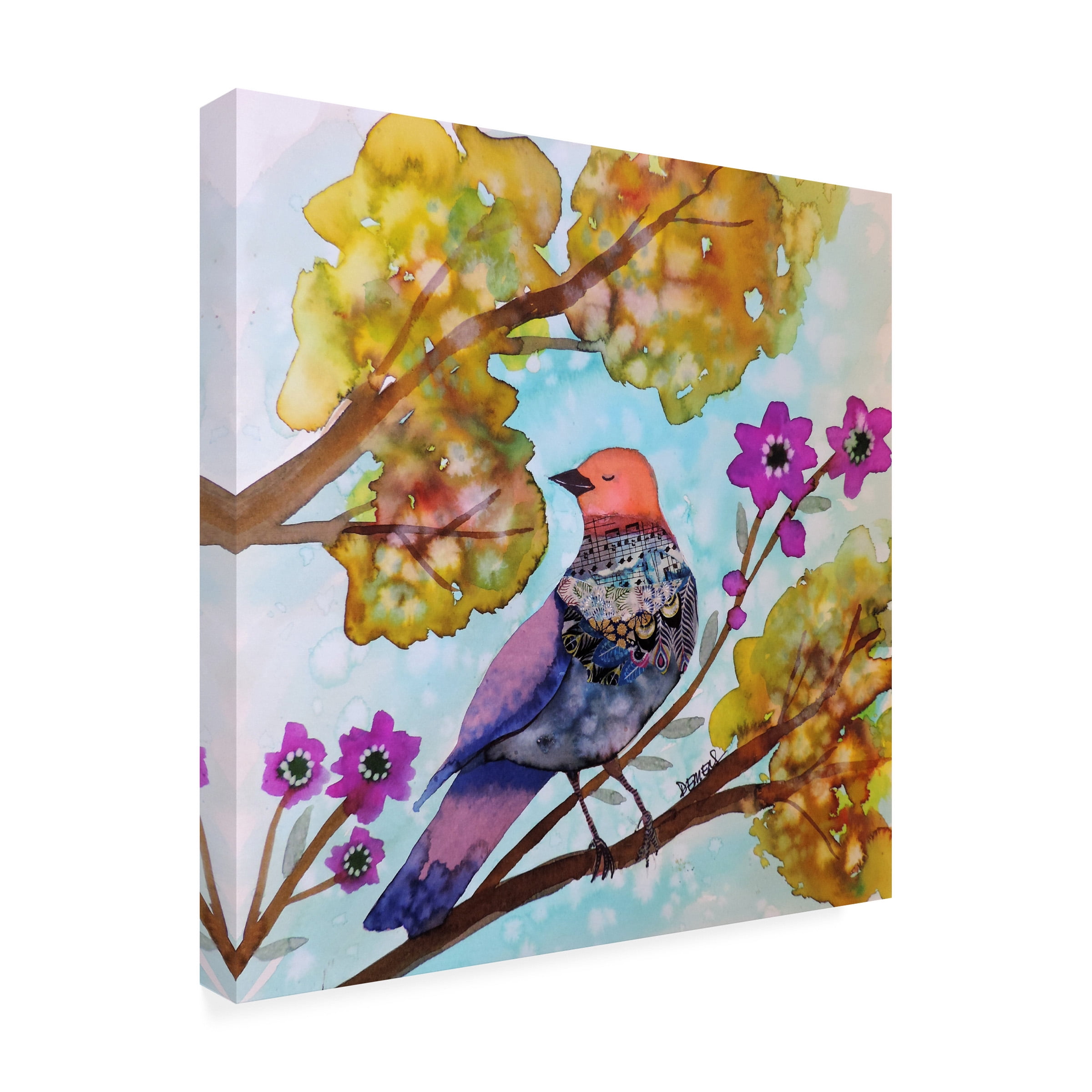 Sylvie Demers 'Le Chant Du Coeur' Canvas Art