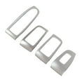 thumbnail image 4 of 4 Pieces Window Lift Switch Panel Cover Trim Replacement for Benz S Class W222 C217 A217 2014‑2020 Chrome, 4 of 6