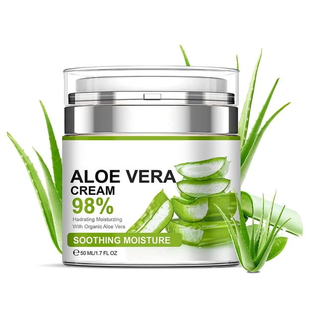 Crema facial hidratante Grospe Aloe Vera 98% orgánica 50 ml