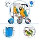 thumbnail image 2 of Espejo para pájaros y mascotas de 7 pulgadas, jaula para loros, juguetes con percha de cuerda, espejo para periquito y loro con campana oscilante para pájaros, juguetes para periquito, 2 of 5