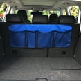 thumbnail image 4 of SPRING PARK Car Rear Seat Back Mesh Storage Bag Multi-Pocket Hanging Trunk Pouch Organizer, 4 of 7