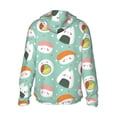 thumbnail image 3 of Easygdp Kawaii Sushi Lightweight Long Sleeve Sun Shirt Sports long-Sleeved Sun Protective Clothing, Quick Drying Breathable - 3X-Large, 3 of 9