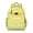 Yellow-104, variant on Cute Donut Print Waterproof Backpack - Breathable & Durable Book Bag with Chest Strap for School & Travel