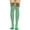 White, variant on Luxalzxs Striped Thigh High Socks for Women and Girls, Christmas Knee High Socks with Bow, Over the Knee Candy Cane Socks Christmas Stockings