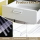 thumbnail image 3 of Protector de puerta de gabinete de 8 piezas, protector de borde deslizante de 18" x 3/4" para puertas de gabinetes de cocina de 9/16" - 11/16" de grosor, transparente, 3 of 6