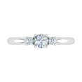 thumbnail image 3 of 1/3 Carat Diamond 3-Stone Diamond Engagement Ring in 14K White Gold (Ring Size 7.75) (I1-I2 Clarity), 3 of 5