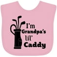 thumbnail image 3 of Inktastic I'm Grandpa's Lil' Caddy Golf for Kids Boys or Girls Baby Bib, 3 of 4