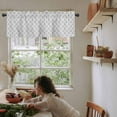 thumbnail image 5 of Light Gray Valances for Windows Farmhouse Kitchen Curtains Valances Rod Pocket Valance Curtains for Kitchen Windows Minimalist Boho Abstract Ethnic Motifs Window Valances for Bathroom Bedroom 42"x18", 5 of 6