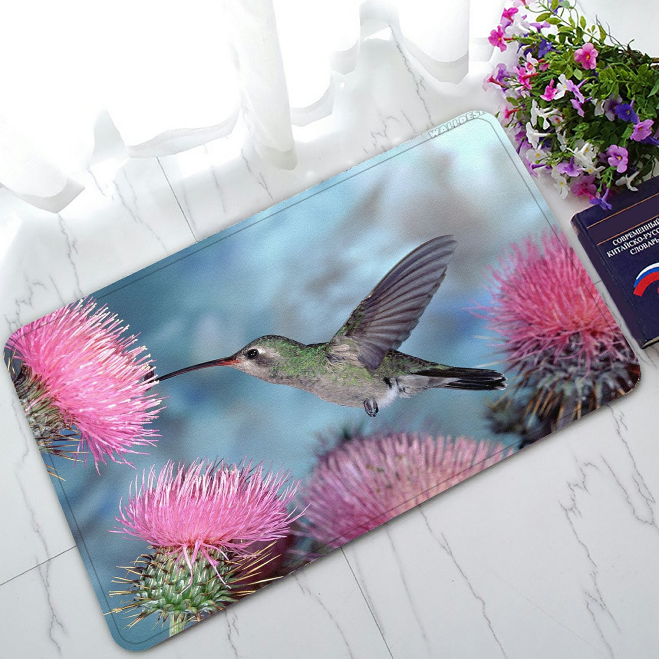 ZKGK Hummingbird NonSlip Doormat Indoor/Outdoor/Bathroom Doormat 30 x