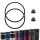 thumbnail image 1 of BOSORIO 2 juntas y 2 tapones compatibles con la taza de viaje Contigo Snapseal Byron de 16 oz y 20 oz Sello de goma de repuesto para tapa Contigo Snapseal Pieza de silicona para vaso de viaje de café, 1 of 1