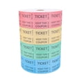 thumbnail image 1 of 8000 Assorted Raffle Ticket Rolls, Double Raffle Tickets Set of 4 Colors Printable for Raffle, Events, Classroom, Entry, Class Reward & Door Prize, 1 of 4