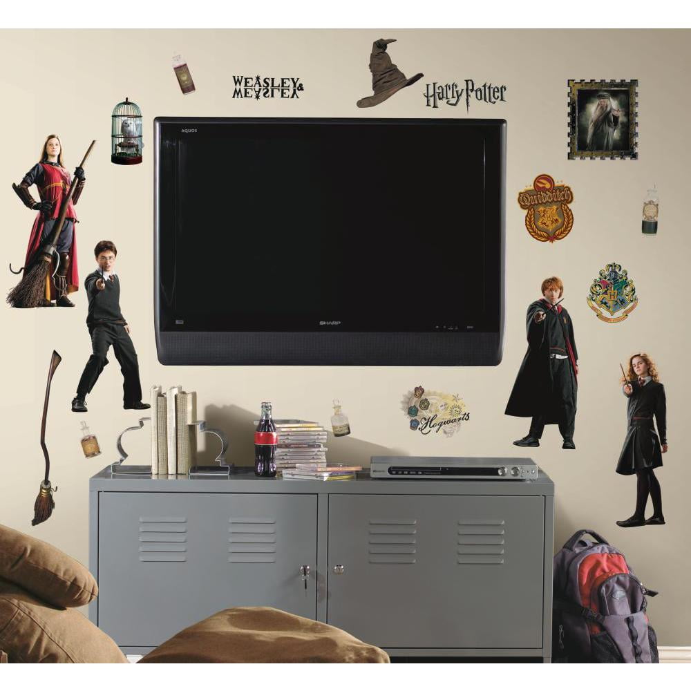 HARRY POTTER WALL DECALS 30 New Stickers Ron Hermaine Hogwarts