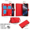 thumbnail image 3 of Pour Iphone 16 Pro Max Portefeuille Multifonctionnel en Cuir, Iphone 14 Pro, 3 of 7