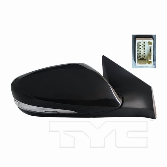 TYC 7710651 for HYUNDAI Elantra Right Non Heated Replacement Mirror Fits 2014 Hyundai Elantra