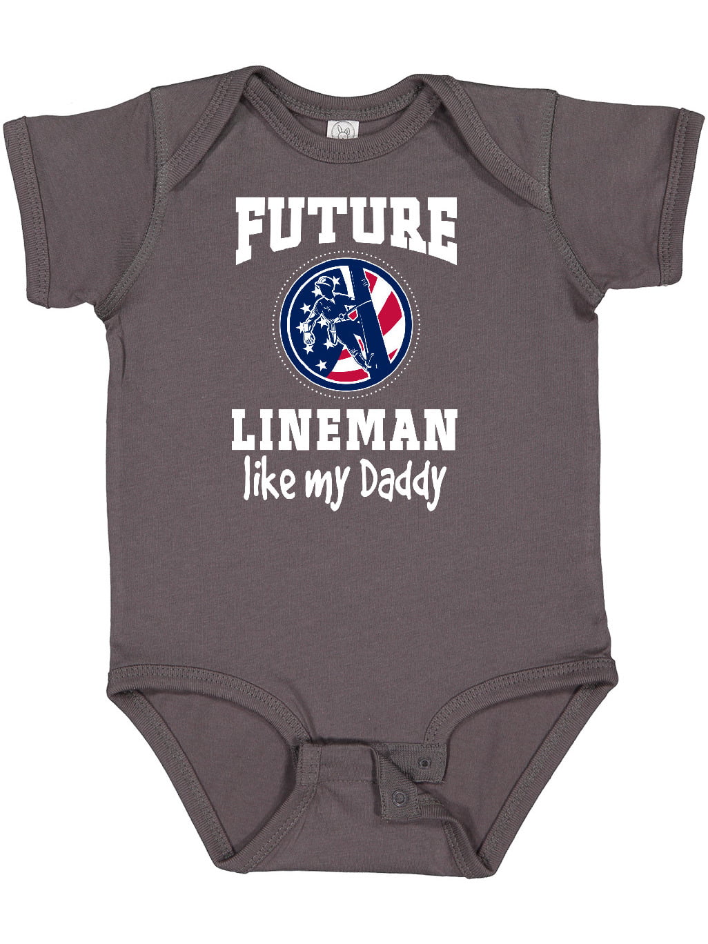 Line Life Lineman Electrician Dad Baby Unisex/Boy/Girl Onesie Baby Gift Newborn 