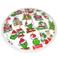 thumbnail image 3 of Faldas para árbol de Navidad Grin-Ch de 36 pulgadas, tapete para árbol de Navidad para fiestas de invierno, falda para árbol de Navidad para decoraciones navideñas rústicas, 3 of 8