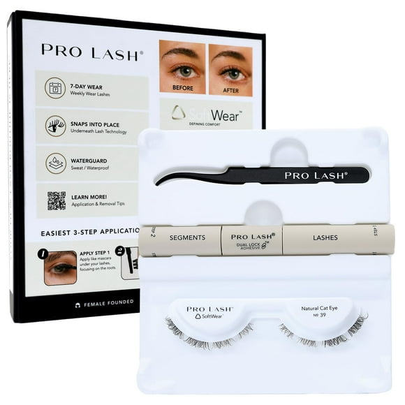 Kit de extensiones de pestañas Pro Lash SoftWear Clean Girl Cat Eye