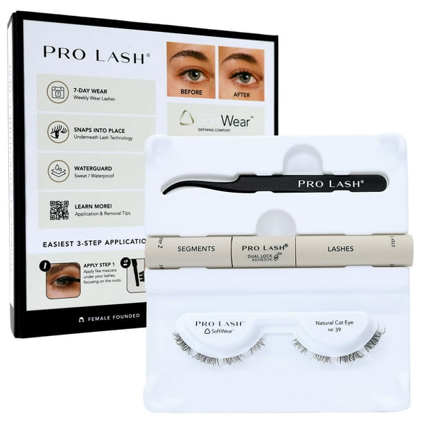 Kit de extensiones de pestañas Pro Lash SoftWear Clean Girl Cat Eye