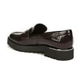 thumbnail image 3 of Franco Sarto Womens Camrynn Lug Sole Loafers Dark Burgundy 11W, 3 of 5