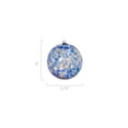 thumbnail image 4 of 5.75 Inch Elegant Blue Illuminating Hand Blown Glass Sphere, 4 of 4