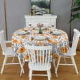 thumbnail image 2 of Pioneer Flower Round Tablecloth 60" X 60",Wrinkle Wipeable Table Cloth for Kitchen Dining Room Picnic Patio Party, 2 of 6