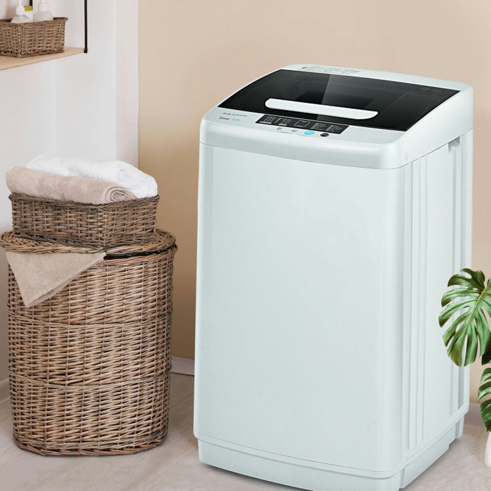 GVN Space Saving Full-Automatic Washer,Washing Machine,8.8 lbs Portable Full-Automatic Laundry Washing Machine with Drain Pump