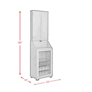 Picket House Furnishings Tyson Dartboard Cabinet