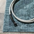 thumbnail image 4 of Safavieh Courtyard Tayler Geometric Indoor/Outdoor Area Rug, Blue/Gray, 5'3" x 7'7", 4 of 8