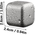thumbnail image 4 of Cubitos de hielo Whiskey Stones de acero inoxidable, 4 unidades, 4 of 4