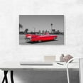 thumbnail image 3 of ARTCANVAS Red Vintage American Car Canvas Art Print - Size: 26" x 18" (0.75" Deep), 3 of 9