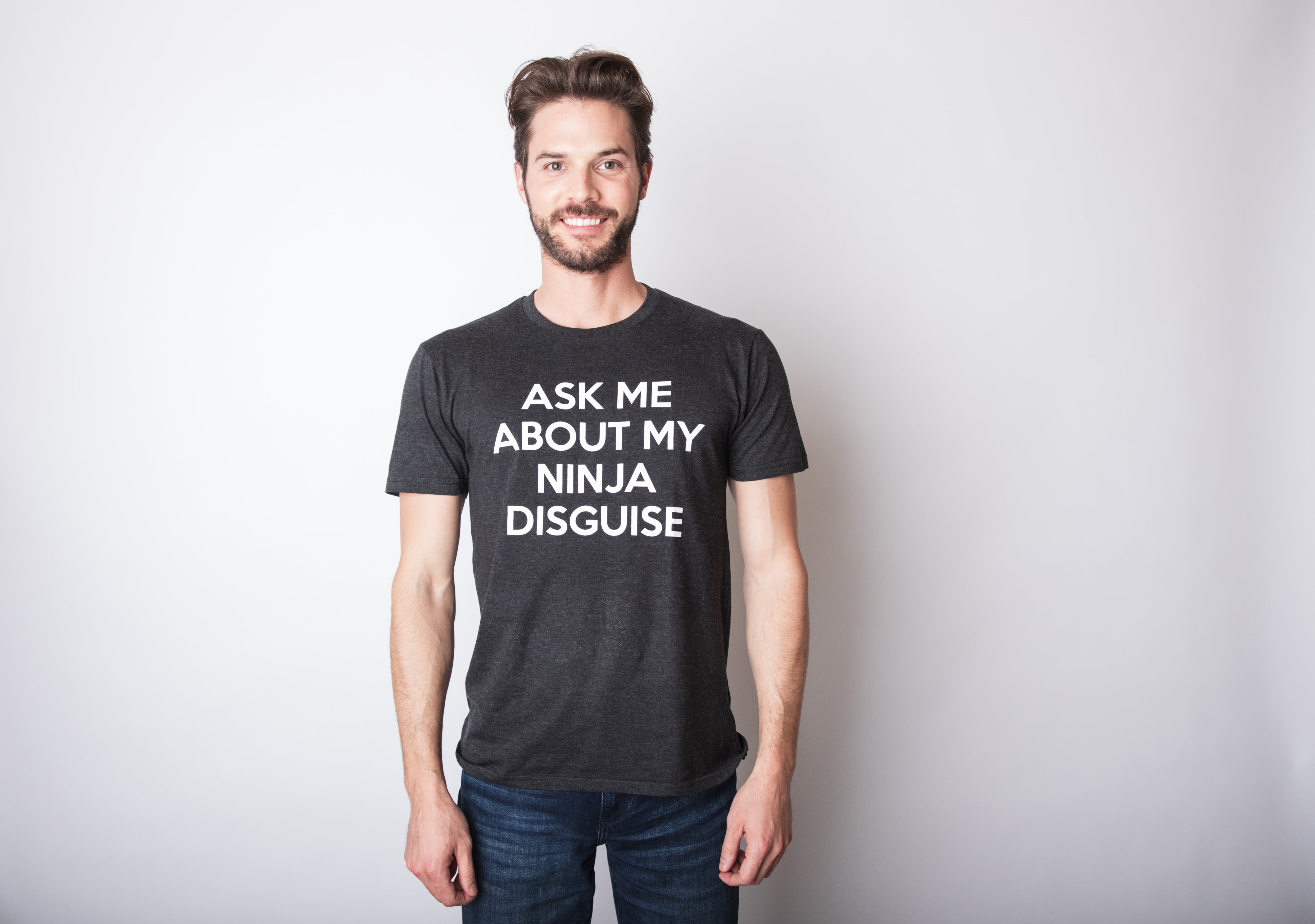 Mens Ask Me About Flip T shirt Costume Graphic Humor Tee (Black) - 3XL Graphic Tees - Walmart.com