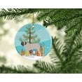 thumbnail image 2 of Carolines Treasures BB2974CO1 English Mastiff Merry Christmas Tree Ceramic Ornament, 2 of 2