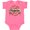 Hot Pink, variant on Inktastic Oktoberfest Pretzels and Leaves Boys or Girls Baby Bodysuit