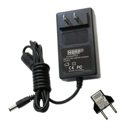 HQRP 18V AC Adapter / 18-Volt Adaptor for Jim Dunlop Way Huge Electronics Ring Worm Modulator WHE606 Guitar Effects pedals, Power Supply Cord plus HQRP Euro Plug