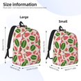 thumbnail image 4 of Balery Watermelon Vintage Canvas Backpack for Men and Women - Large Capacity, Durable Travel Laptop Bag for School, Work, Hiking, and Outdoor Activities, 4 of 7