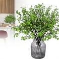 thumbnail image 2 of 19 Inch Fake Plants, Silk Cherry & Baby's Breath Stem, UV Resistant Artificial Flowers for Wedding Centerpiece, Living Room Accent, Fade-Proof Floral Decor, 2 of 9