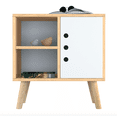 thumbnail image 4 of Mueble para recamara MORU Búro Kygo Minimalista Blanco 52 cm Altura x 50 cm Ancho x 35 cm Fondo, 4 of 9