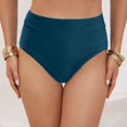 thumbnail image 5 of kamemir Cheeky Bikini Bottoms Women's Cheeky Bikini Bottom(Dark Green,S), 5 of 6
