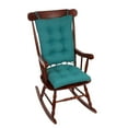 thumbnail image 4 of Klear Vu Non-Slip Omega Rocking Chair Cushions Set, Seat and SeatBack Pads, 2 Piece, Teal, 4 of 9