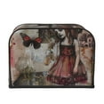 thumbnail image 2 of Lsque Vintage Collage Girl Butterfly Print 4 Slice Toaster Cover , Kitchen Appliance Dustproof Protector , Toaster Protector Dustproof Kitchen Appliance Cover, 2 of 7