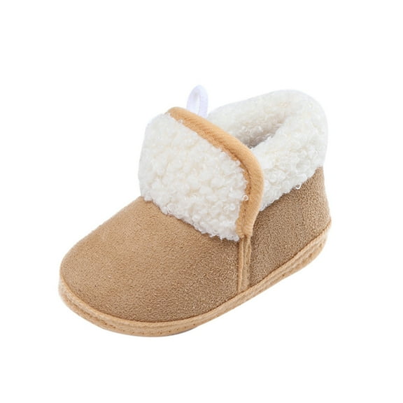 Baby Girl Boy Cute Winter Snow Boots Shoes Infant Toddler Warm Fleece Booties
