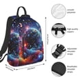 thumbnail image 2 of Disketp Outer Space Floating Numbers And Letters Mochila Ligera e Impermeable, Mochila de Día Resistente para Viajes, Senderismo y Uso Diario para Hombre y Mujer, 2 of 7