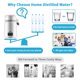 thumbnail image 5 of Destilador de agua VEVOR 4L 0.3L/H 750W 0-99H Timing 304SS blanco, 5 of 9