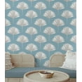 thumbnail image 2 of NextWall  Tropical Fan Palm Peel and Stick Wallpaper 20.5 in. W x 18 ft. L - Blue Patina, 2 of 9
